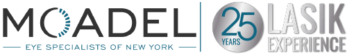 Ken Moadel, MD - Moadel Eye Specialists of New York 25 Years LASIK Experience Logo